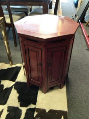 Asian Octagon End Table