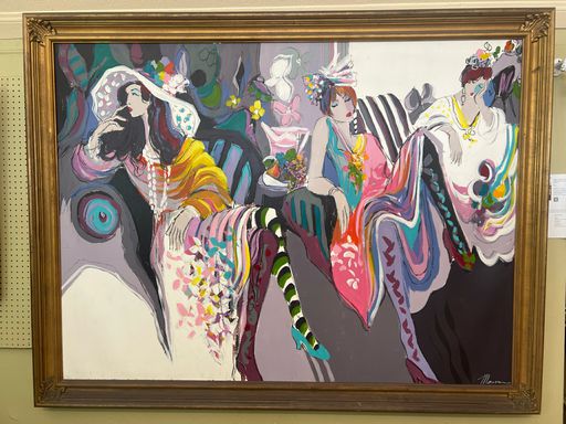 Isaac Maimon Ladies at Tea Paintings