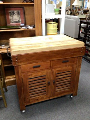 Butcher Block Kitchen Island