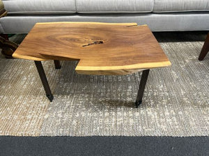Custom Made Tree Stump Live Edge Coffee Table