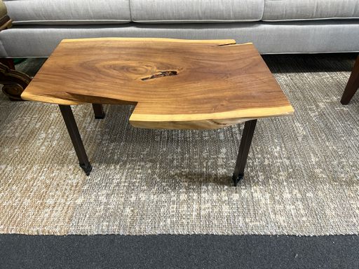 Custom Made Tree Stump Live Edge Coffee Table