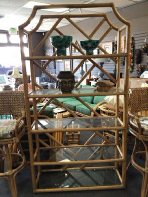 Rattan Bookcase