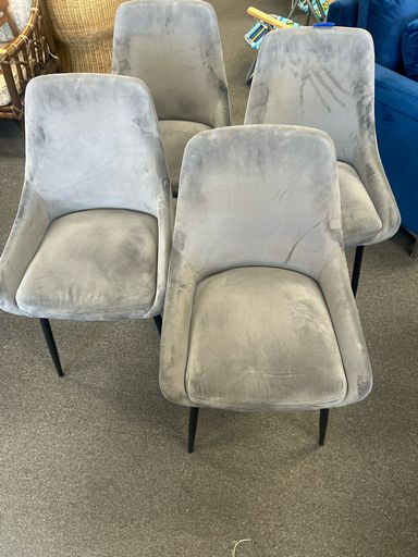 Mid-Century Modern Style Set of 4 Dining Chairs