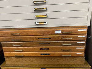 Plan Hold Blueprint Wood File Cabinet