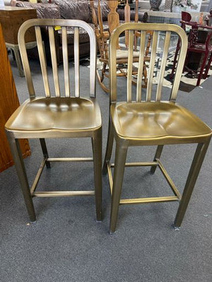Pair of Crate & Barrel Bar Stools