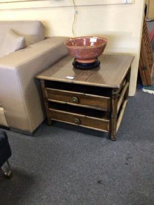 McGuire Mid Century End Table
