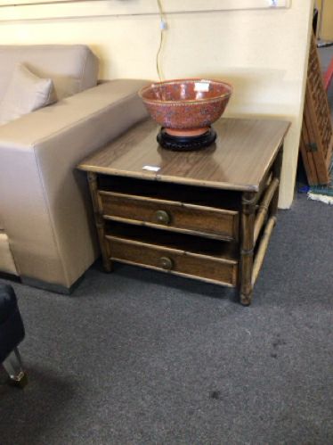 McGuire Mid Century End Table