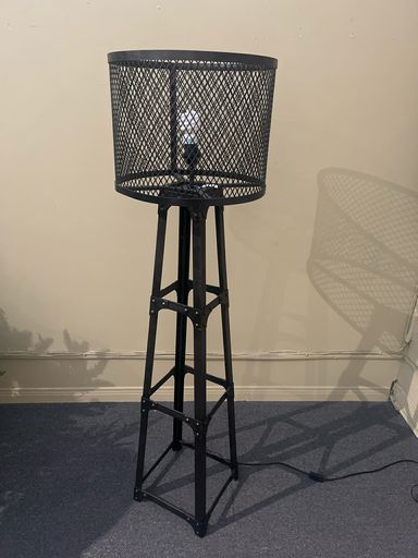 Industrial Metal Floor Lamp for Modern Home Lighting