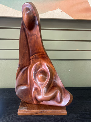 Miguel Estrella Maternidad (Maternity) Wood Sculpture