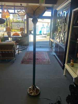Vintage Upright Rustic Antler Floor Lamp