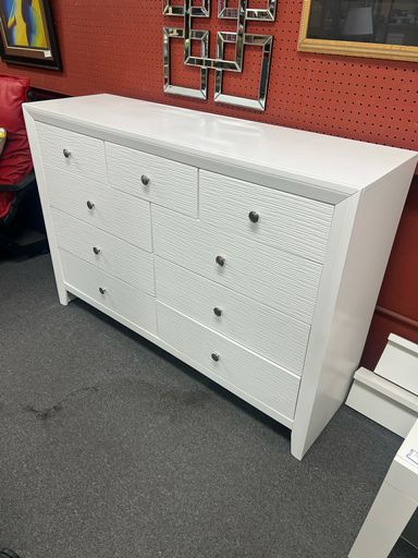 Modern Nine Drawer Dresser