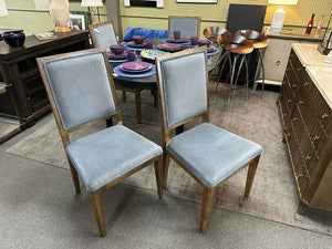 Crate & Barrel High Back Dining Chairs