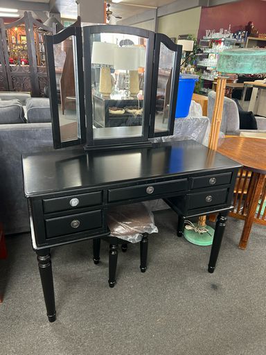 Ashley Furniture 3 Piece Vanity Set with Matching Stool