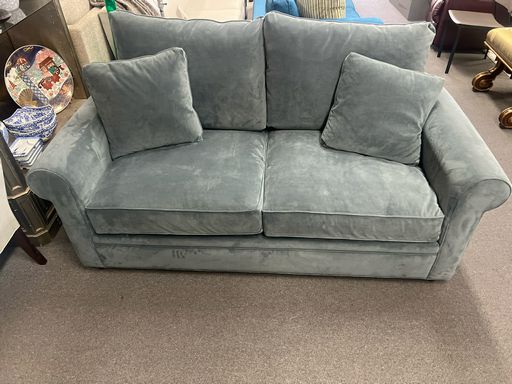 Macy's Light Blue Sofa Sleeper