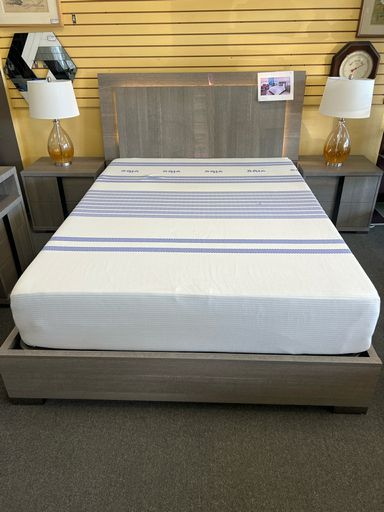 Alf Modern Queen Bed Frame with Light Feature Sleek Style