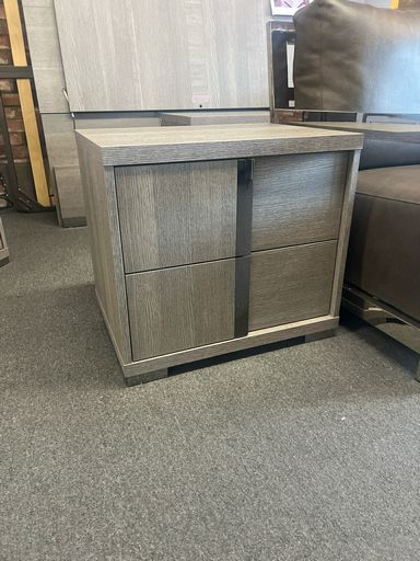 Alf Modern Two Drawer Nightstand Sleek Contemporary Style