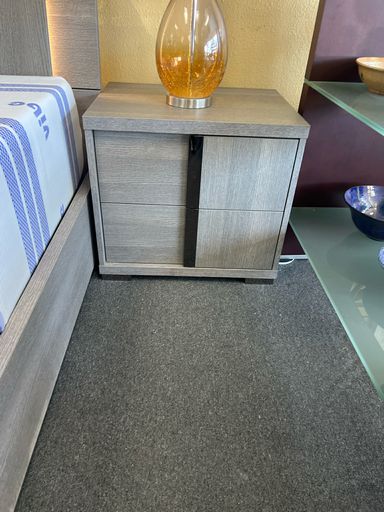 Alf Modern Two Drawer Nightstand Sleek Contemporary Style