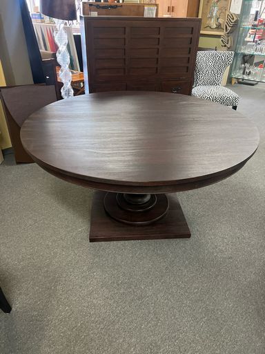 Crate & Barrel Blake Tovins 60-72in Dining Table Wood Finish