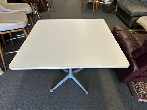 Herman Miller Eames Square Table w/ White Aluminum Base