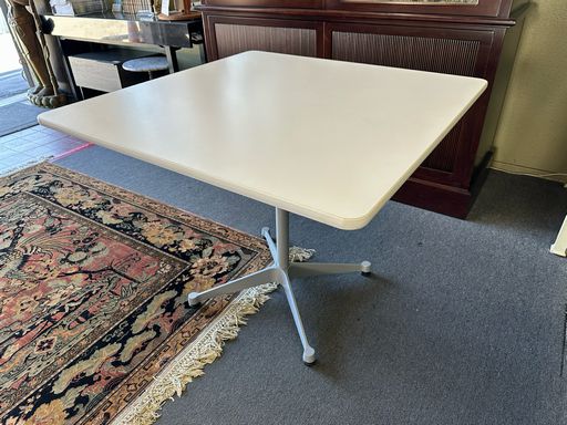 Herman Miller Eames Square Table w/ White Aluminum Base