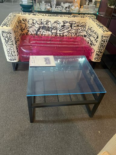 Mojow Limited Edition Blowup Modern Outdoor Sofa w/ Coffee Table NEW