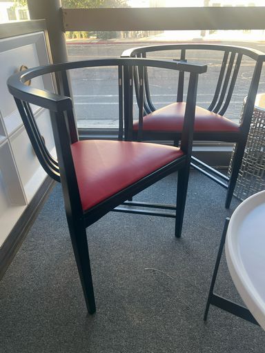 Post Modern Italian Pair of Modern Chairs in the Style of Ernest Archibald Taylor