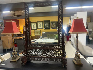 SOLD AS PAIR Buffet Style Elephant Table Lamps