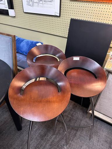Set of 3 Modern Bar Stools