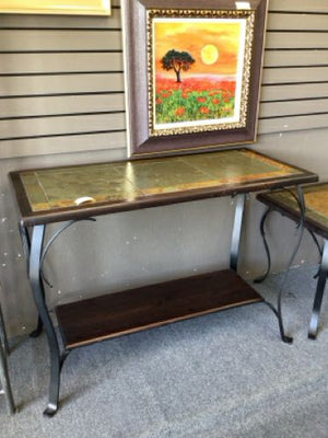 Slate Tile Console Table