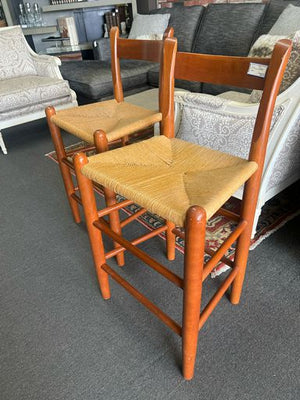 Custom Made Pair of Bar Stools