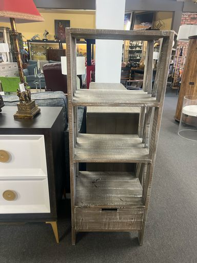 Rustic Style Tall Cabinet with 1 Drawer