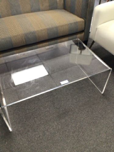 Modern Lucite Coffee Table