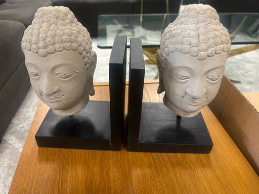 Pair of Bookends Decorative Accent