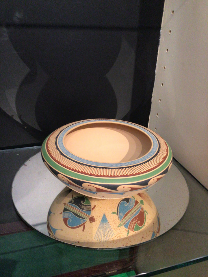 Mata Ortiz Multi-Colored Bowl by Ramiro Veloz